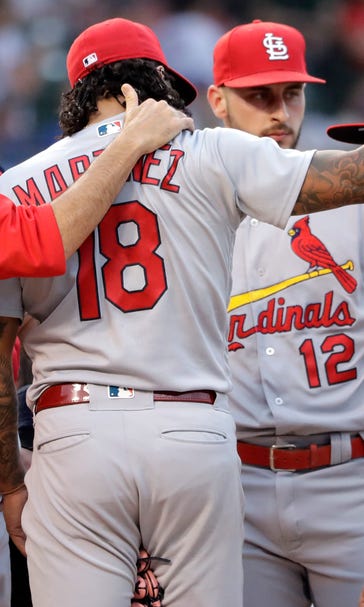 Martínez touched for six runs as Cardinals fall to Cubs 9-6